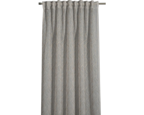 Záclona s květinovým vzorem