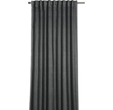 Šedý závěs s řasící páskou