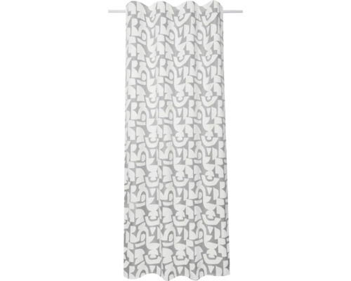 Záclona s geometrickým vzorem