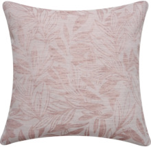 Čtvercový polštář s listovým vzorem