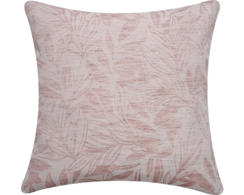 Čtvercový polštář s listovým vzorem