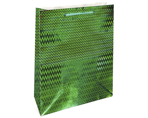 Dárková taška se vzorem cik cak