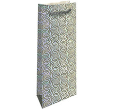 Dárková taška se spirálovým vzorem a držadlem