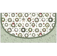 Podložka pod vánoční stromek se vzorem věnce