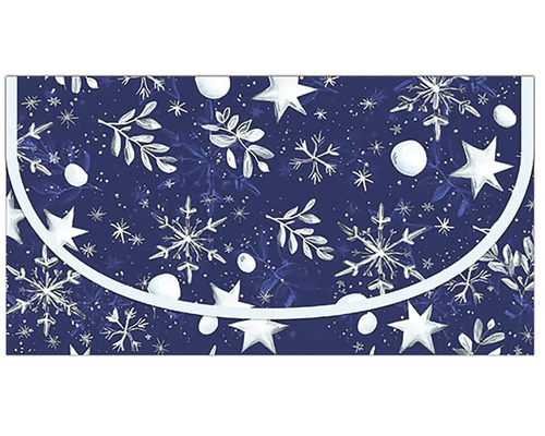 Obálka na peníze VNC UOJ 0005 Ubrus se vzorem hvězd a sněhových vloček