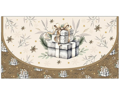 Obálka na peníze VNC UOJ 0006 Dekorativní rohožka s motivem dárku pro vnitřní použití