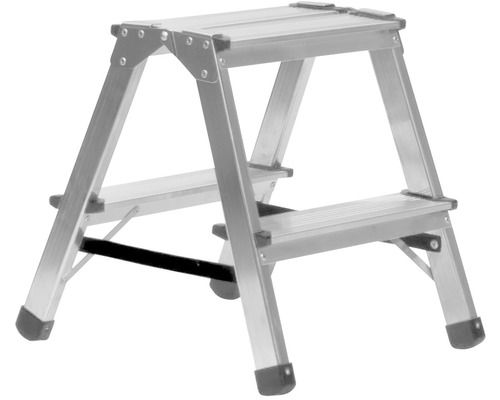 Hliníkové schůdky oboustranné 2x2 KAISERTHAL, do 150 kg Hliníkové schůdky oboustranné 2x2 KAISERTHAL, do 150 kg