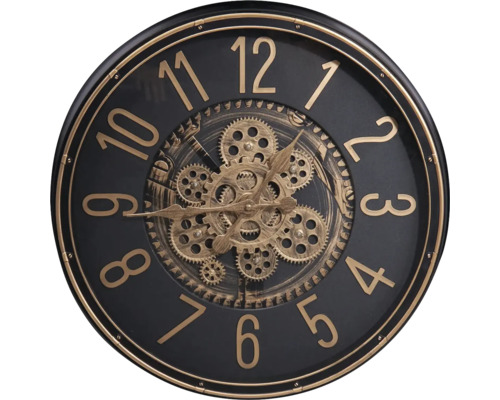 Dekorativní nástěnné hodiny s designem ozubeného kola