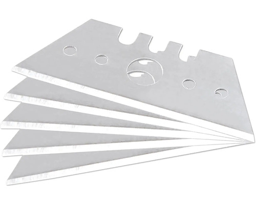 Břity do hoblíku na sádrokarton-lichoběžník 5ks, EXTOL CRAFT Trapezové čepele pro řezací nože, 5 kusů