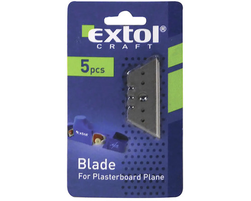 Extol Craft náhradní nože pro hoblík na sádrokarton, 5 kusů