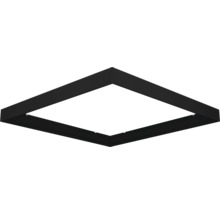 Čtvercové stropní svítidlo v černé barvě