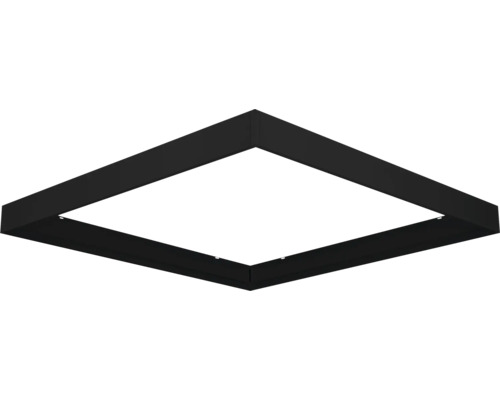 Čtvercové stropní svítidlo v černé barvě