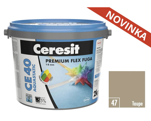 Ceresit CE 40 Aquastatic Premium Flex Fuga, odstín Taupe