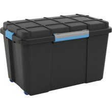 Plastový úložný box s kolečky a víkem