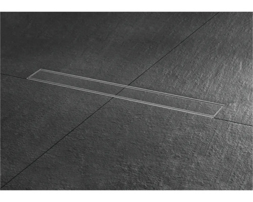 Nerezový sprchový žlab v podlaze