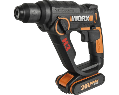 Aku vrtací kladivo Worx 20V WX390.1 SDS plus včetně aku Vrtací kladivo značky Worx