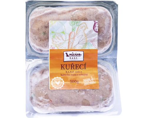 Kuřecí krmivo Mixano Barf v 500gramovém balení