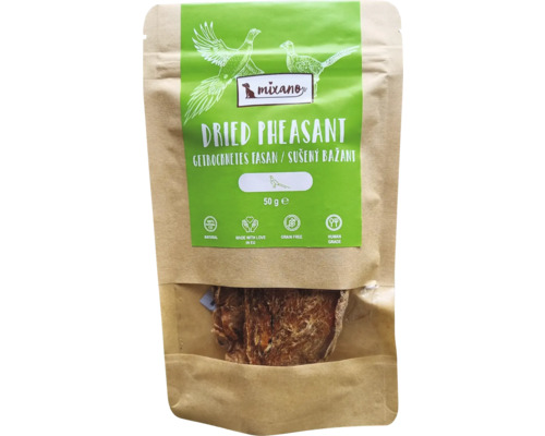 Mixano sušený bažant psí pamlsek, 50 gramů