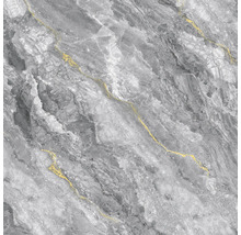 Šedá mramorová dlaždice se zlatými akcenty