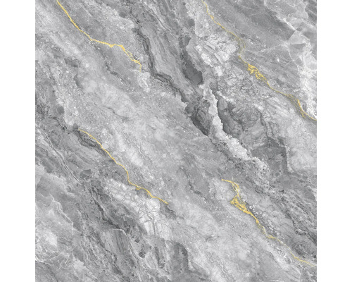 Šedá mramorová dlaždice se zlatými žilkami