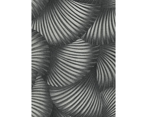 Detail tapety s pruhovaným vzorem