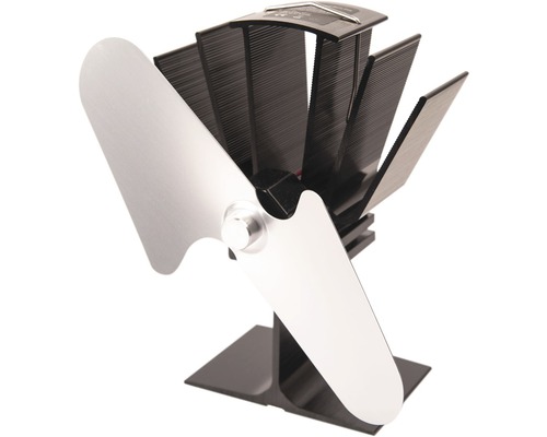 Krbový ventilátor HS Flamingo 2-lopatkový stříbrný