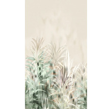 Tapeta s abstraktním rostlinným vzorem