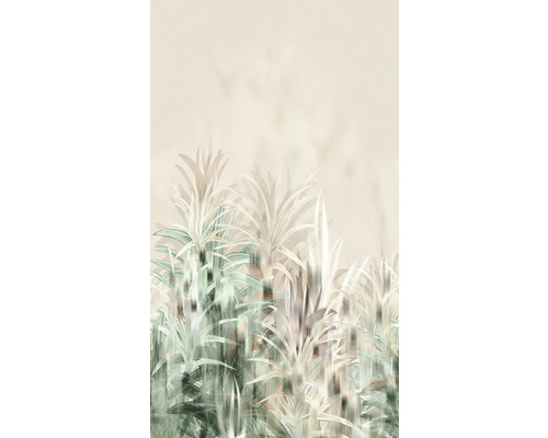 Tapeta s abstraktním rostlinným vzorem