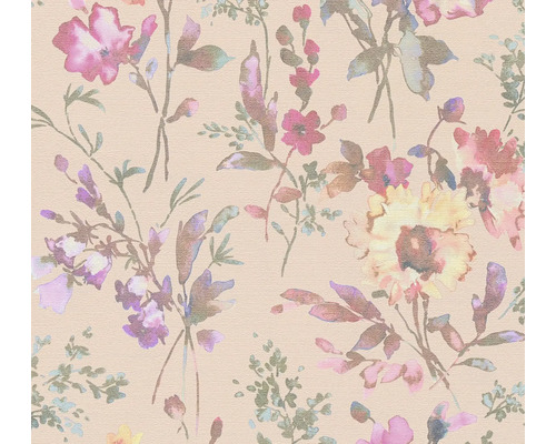 Květinová tapeta s květinovým vzorem