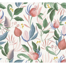 Květinová tapeta s květinovým vzorem