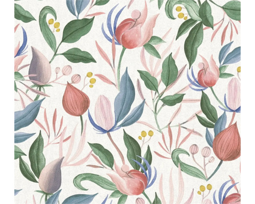 Květinová tapeta s květinovým vzorem