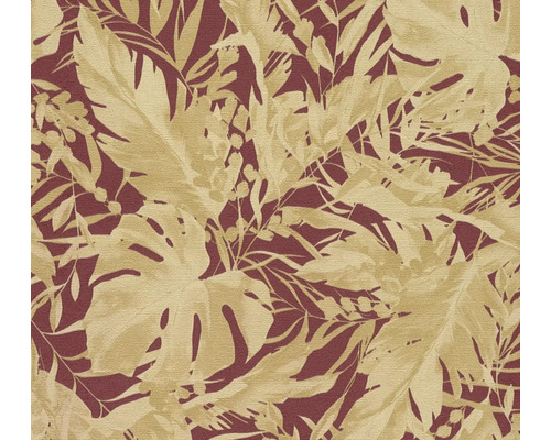 Tapeta se vzorem listů