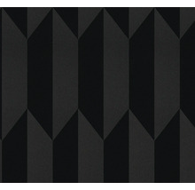 Černá tapeta s geometrickým 3D vzorem šipek
