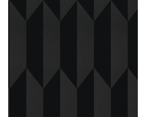 Černá tapeta s geometrickým 3D vzorem šipek