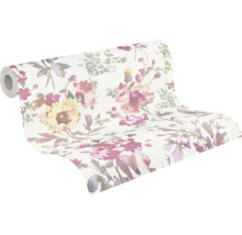 Role tapety s květinovým vzorem