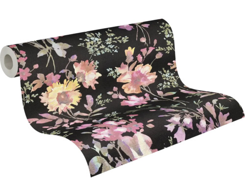 Role tapety s květinovým vzorem