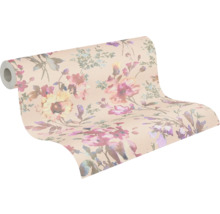 Role tapety s květinovým vzorem