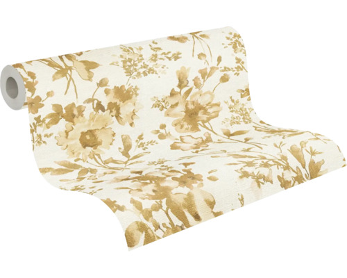 Role tapety s květinovým vzorem