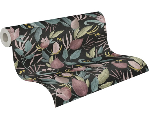 Role tapety s květinovým vzorem