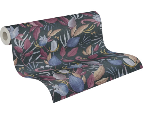 Role tapety s květinovým vzorem