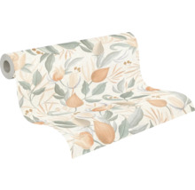 Role tapety s květinovým vzorem