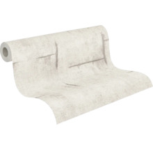 Role tapety s betonovým vzhledem a lanovým vzorem