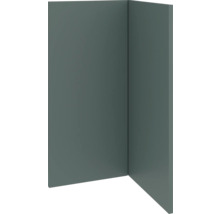 Rohový pohled na jednoduchý nábytek deskového typu