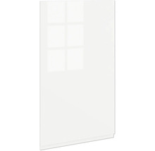 Čelo kuchyňské skříňky se vzhledem skla