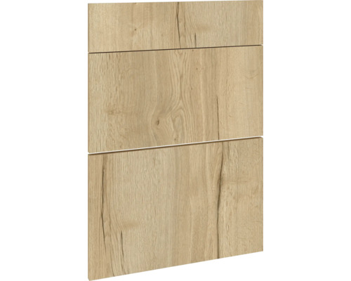 Čelní sada Piccante Smart 49,6 × 1,6 × 69,2 cm dub divoký strukturované Tři dřevěné panely s kresbou dřeva