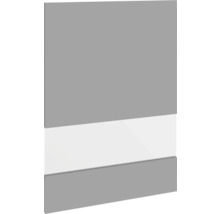 Šedá nábytková deska s bílou vložkou