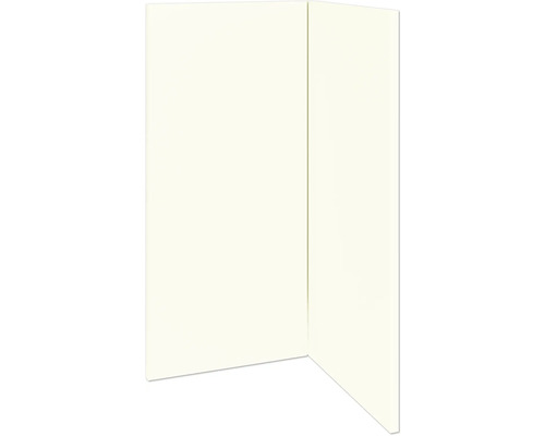 Čelní sada PICCANTE Smart 34 x 1,6 x 70 cm soft bílá matný Roh místnosti se dvěma stěnami