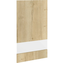 Dřevěná dekorační deska s bílým akcentem