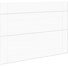 Bílé posuvné dveře s vodorovnými liniemi