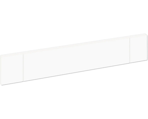 Čelní sada Piccante Smart 59,6 × 1,9 × 9,9 cm venkovská bílá matný Soklová lišta